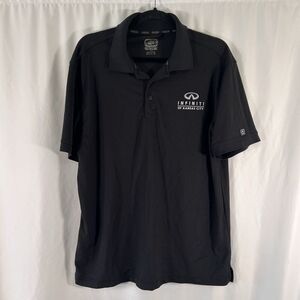 Infiniti Kansas City Ogio Polo Men's Medium Black Short Sleeve Work Shirt